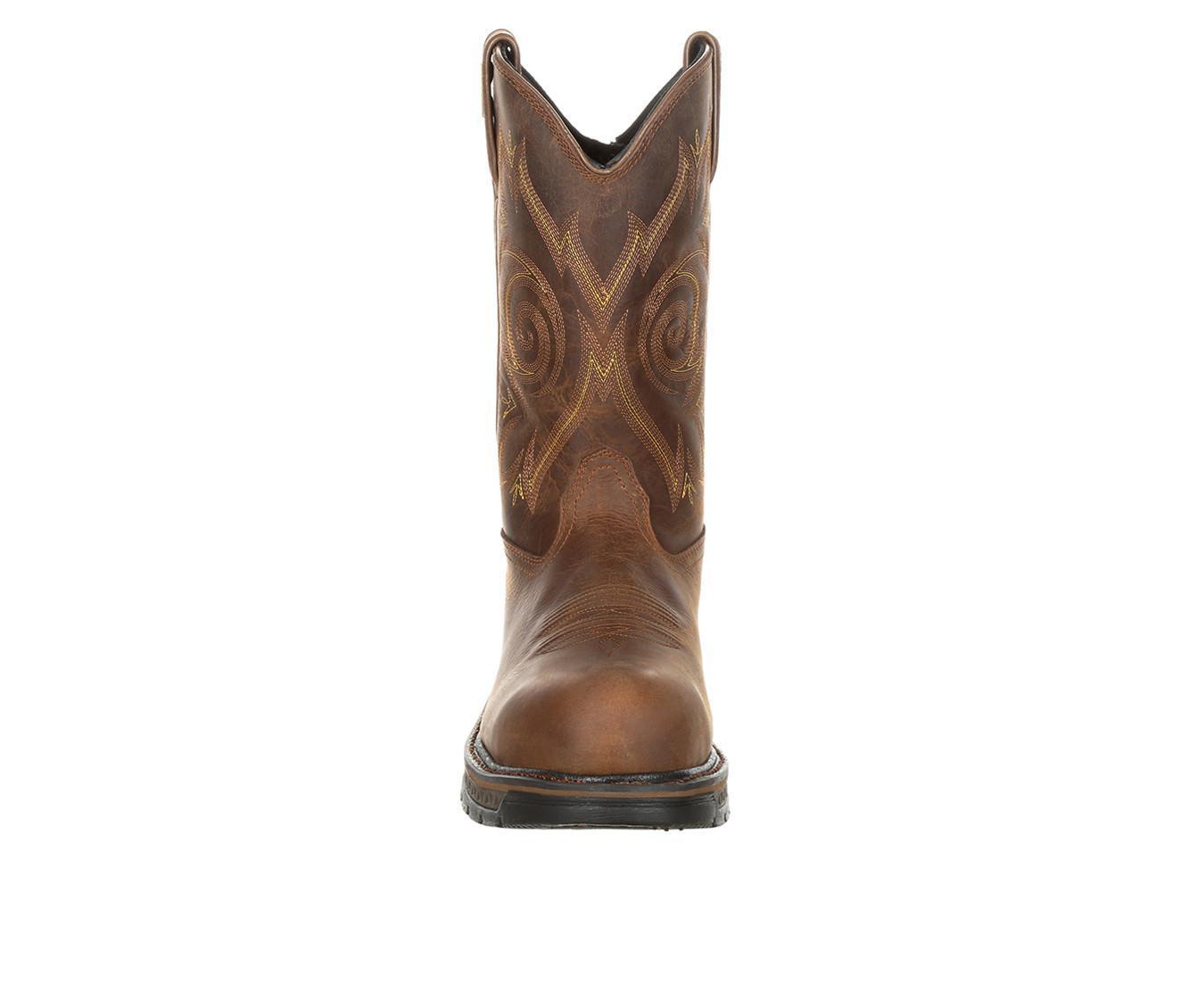 Men's Georgia Boot Carbo-Tec LT Composite Toe Waterproof Work Wellington Boots Product Image