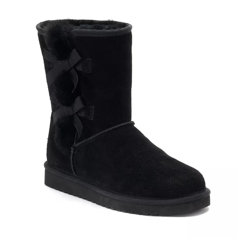 Koolaburra by UGG Victoria Short Women's Winter Boots, Size: 11, Black Black Product Image