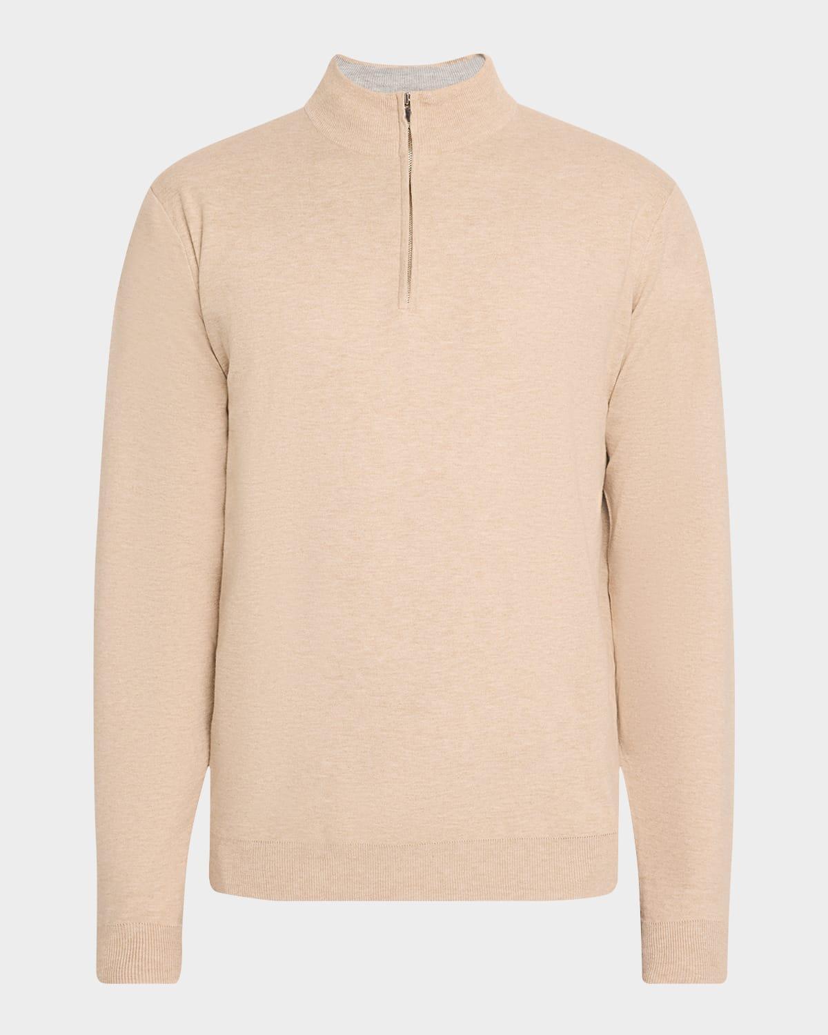 Mens Coolspun Quarter-Zip Sweater Product Image