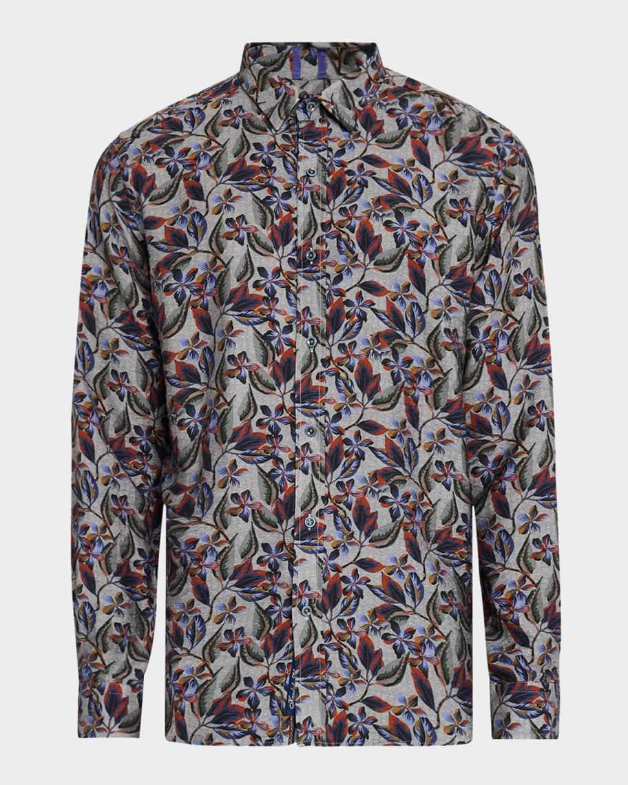 Mens Ziton Floral Sport Shirt Product Image