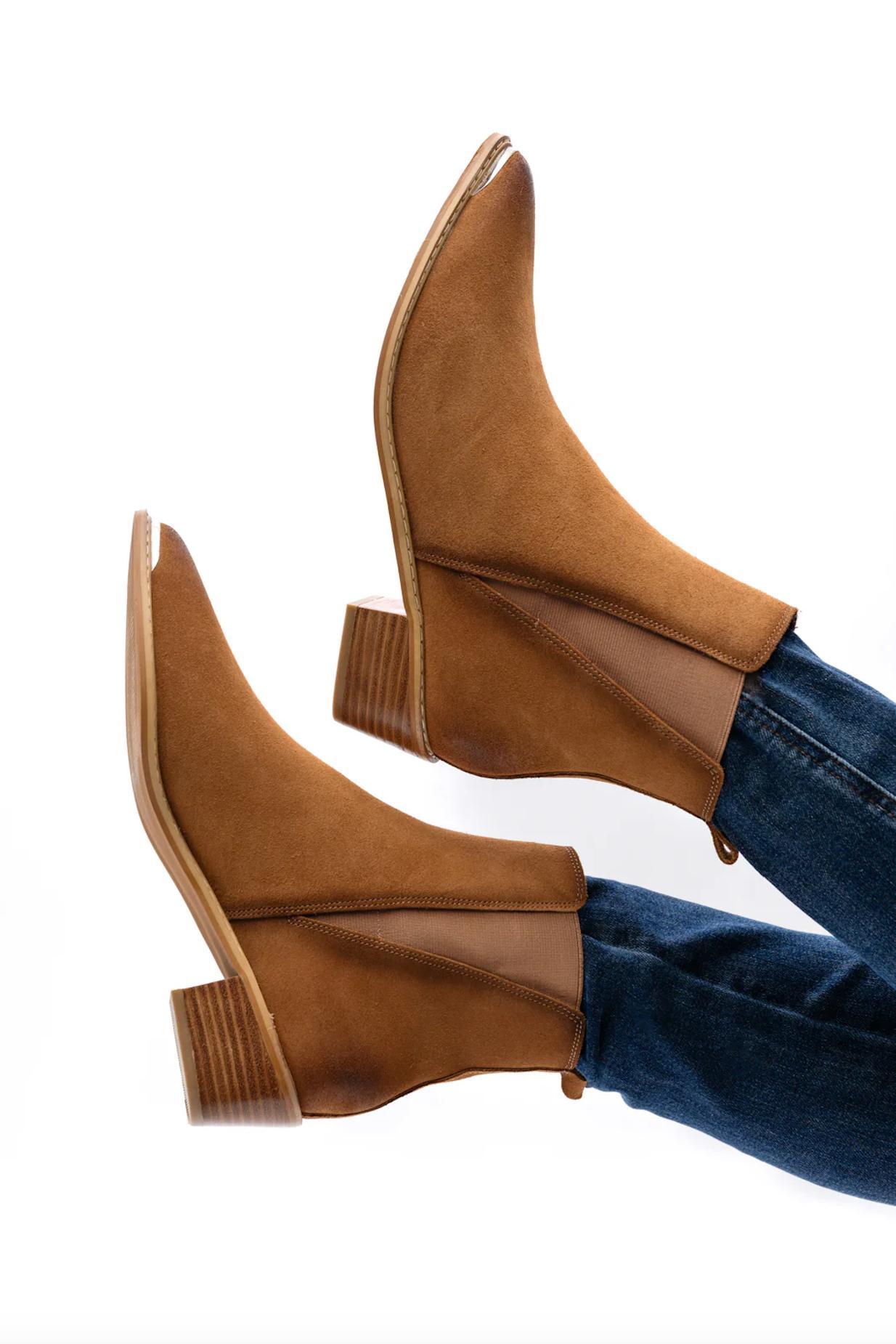 Wylie Suede Ankle Boot in Tan (Online Exclusive) Product Image