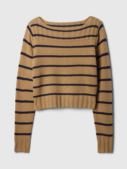 CashSoft Boatneck Sweater Product Image