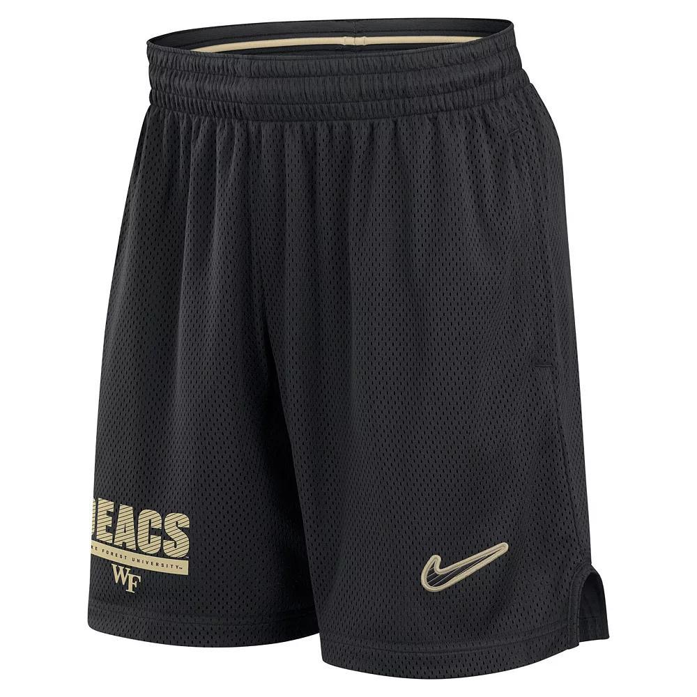 Men's Nike Anthracite Cal Bears 2024 Sideline Mesh Shorts, Size: Small, Grey Product Image