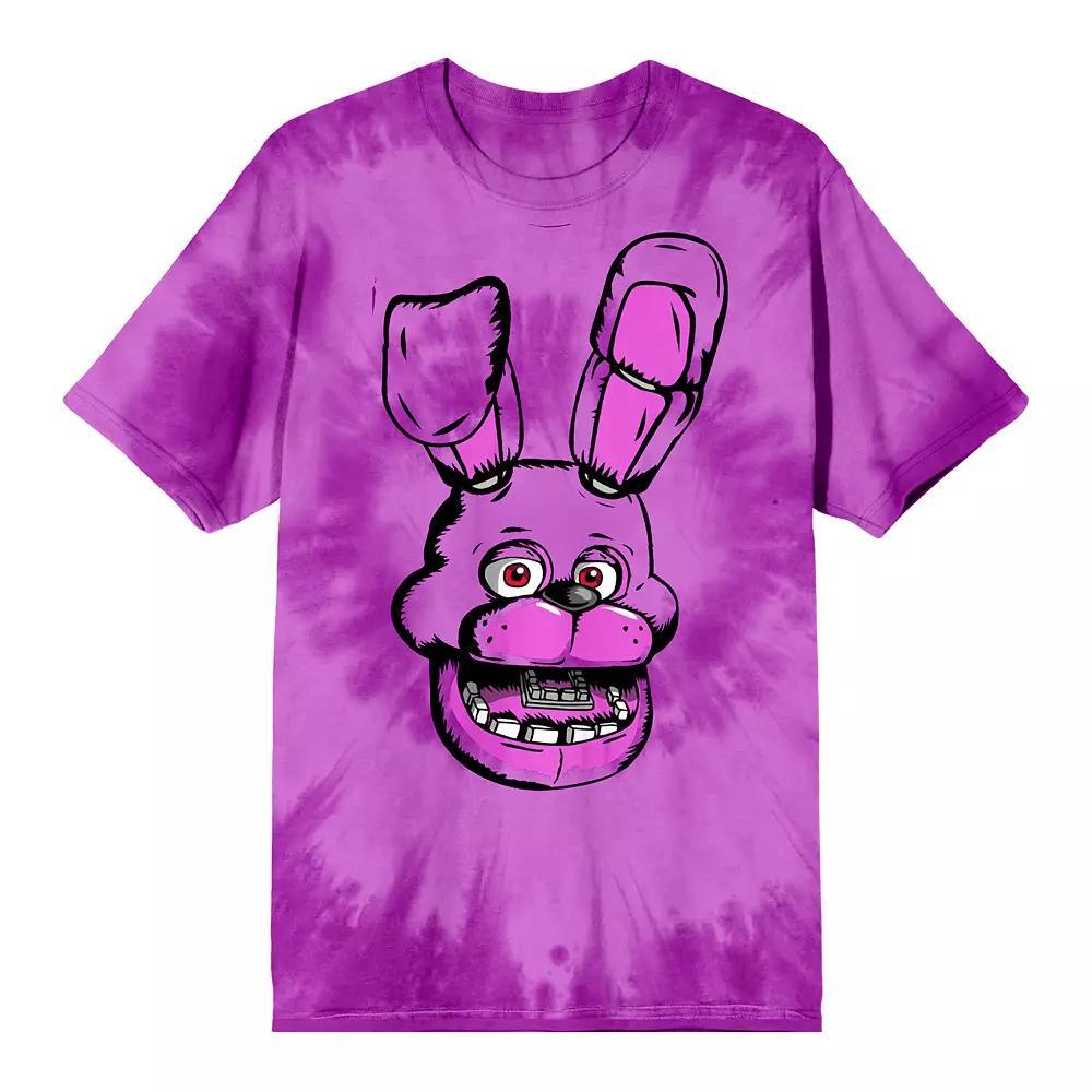 Men's Five Nights At Freddys Bonnie Graphic Tee, Size: Large, Purple Product Image