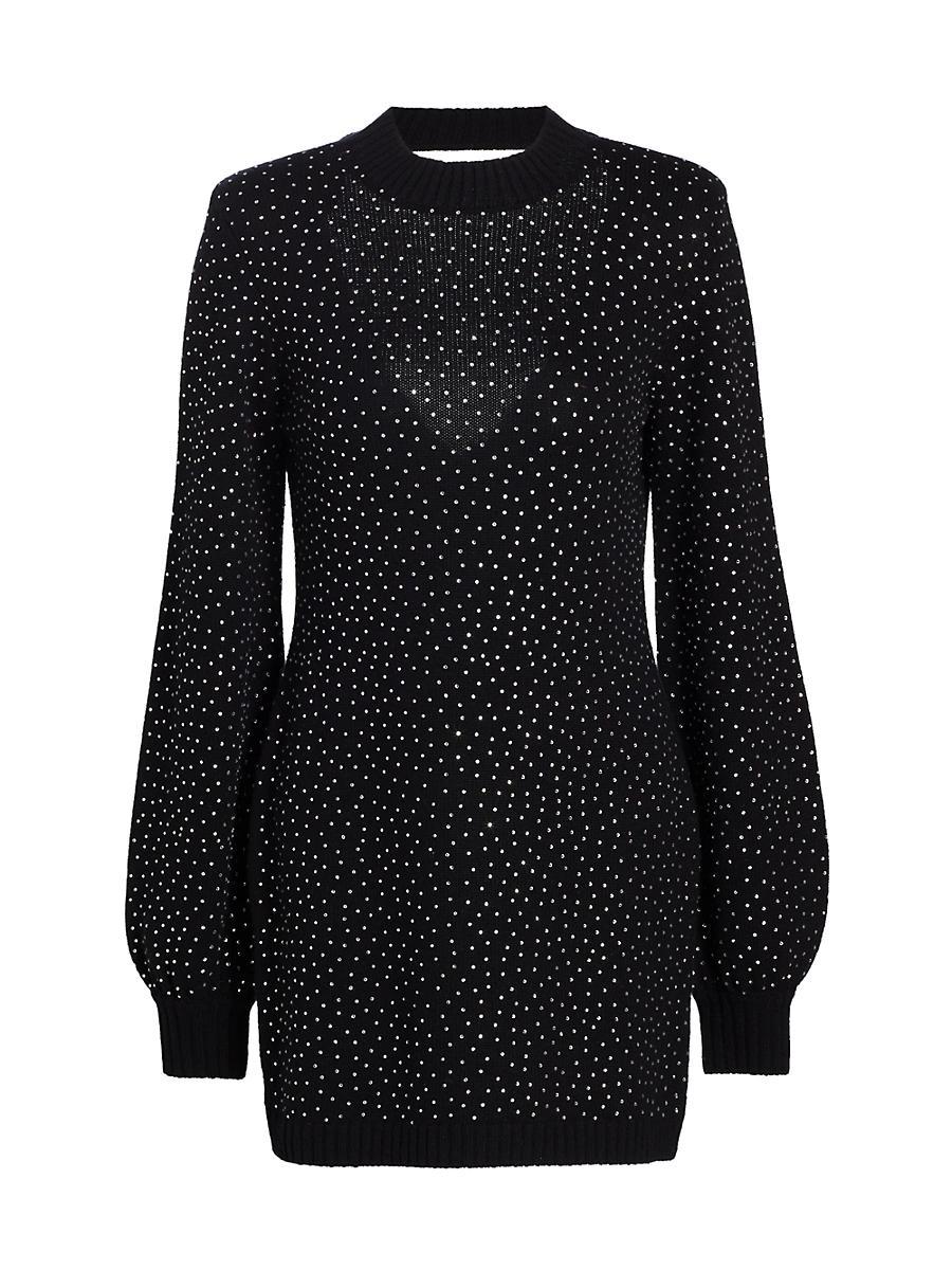 Womens Chiraz Crystal Mini Sweaterdress Product Image
