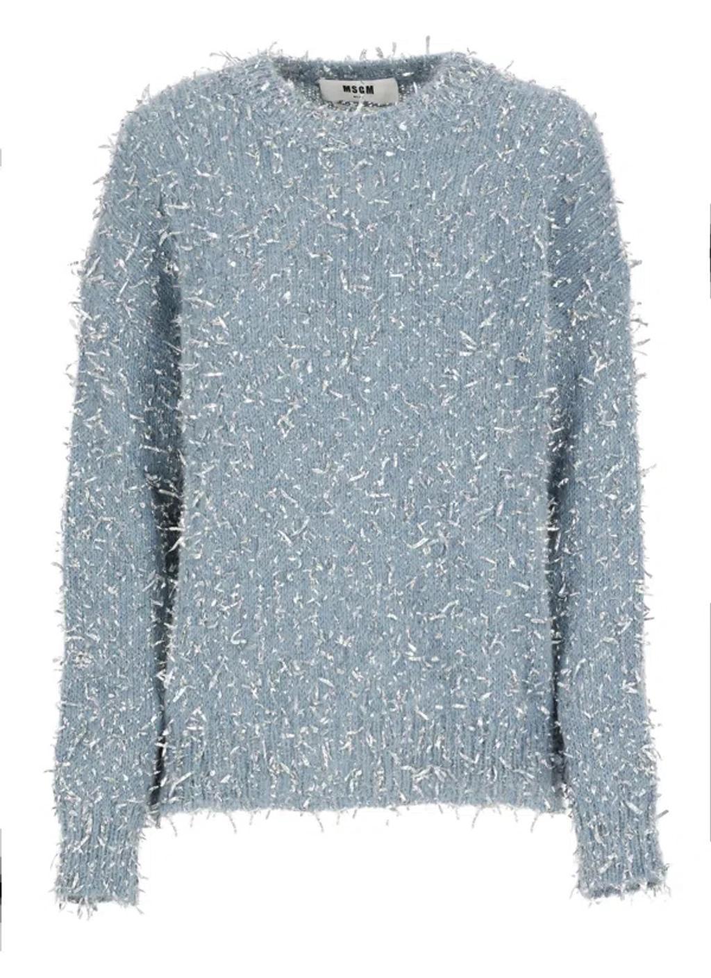 MSGM Frayed In Blau Product Image