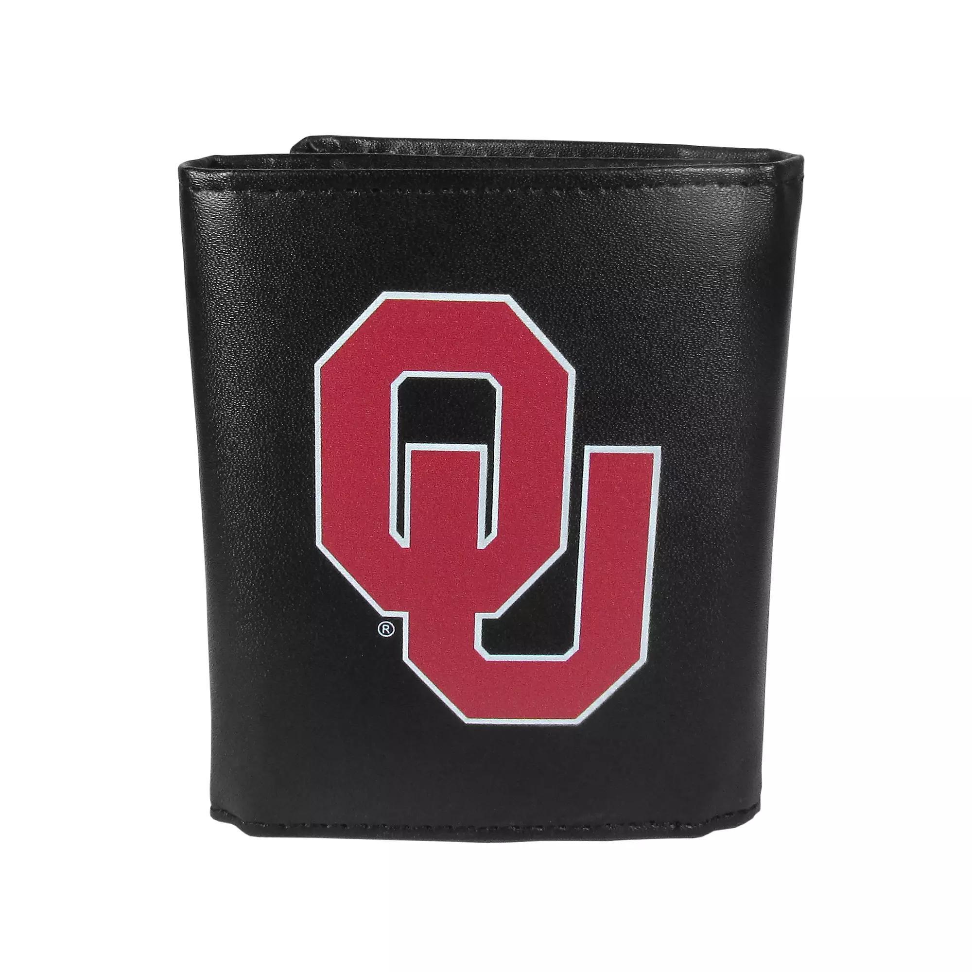 Men's Oklahoma Sooners Tri-Fold Wallet, Team Product Image