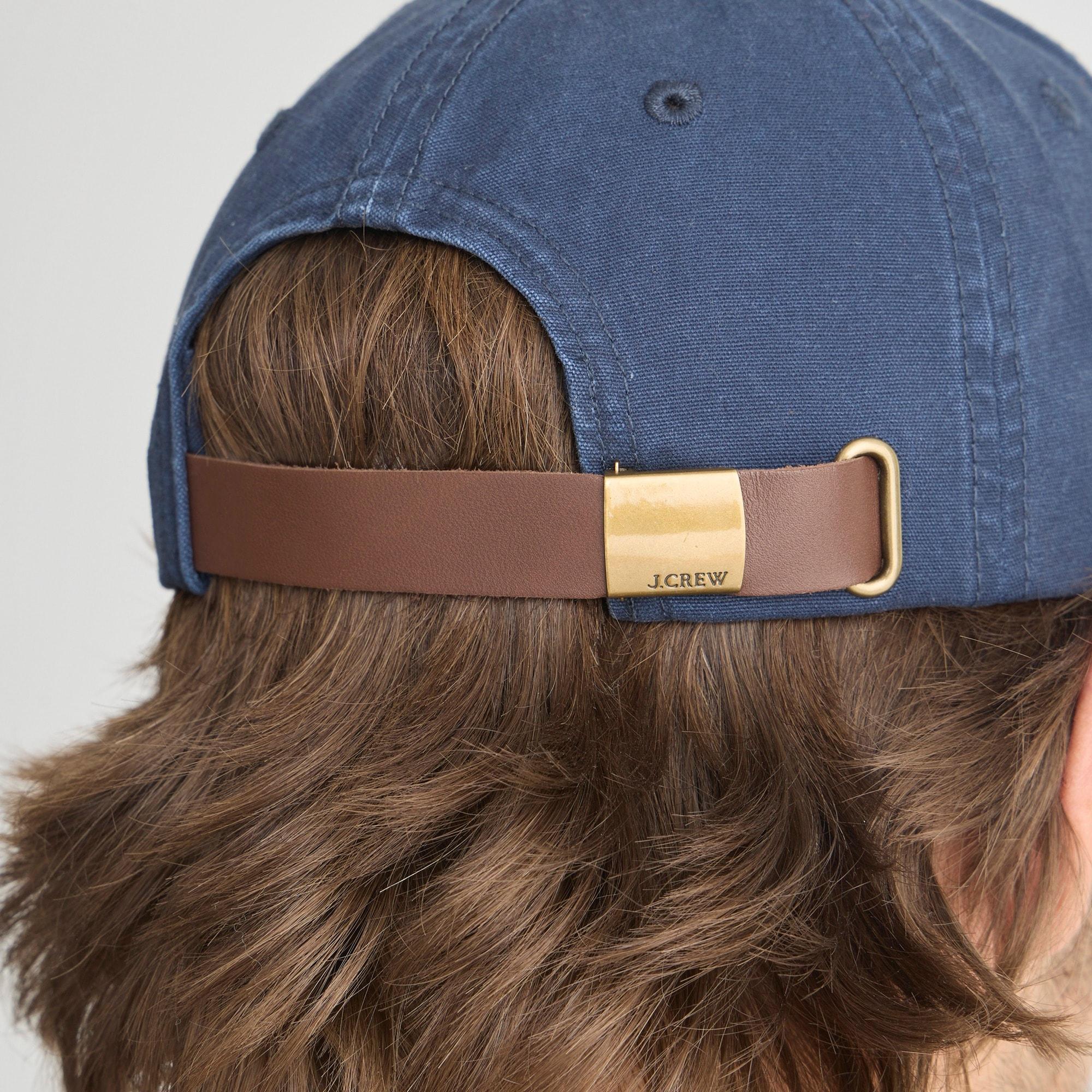 Washed canvas baseball cap Product Image