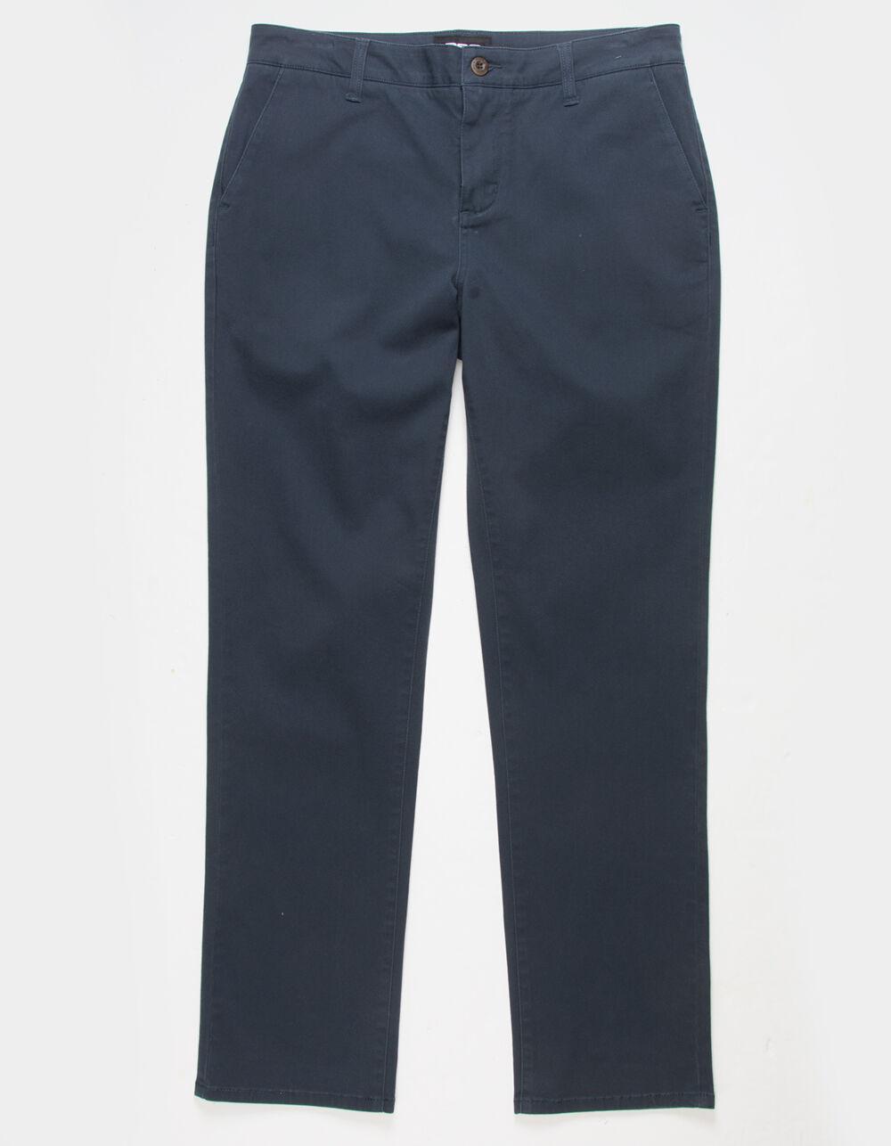 RSQ Mens Slim Straight Chino Pants - WASHED NAVY Product Image
