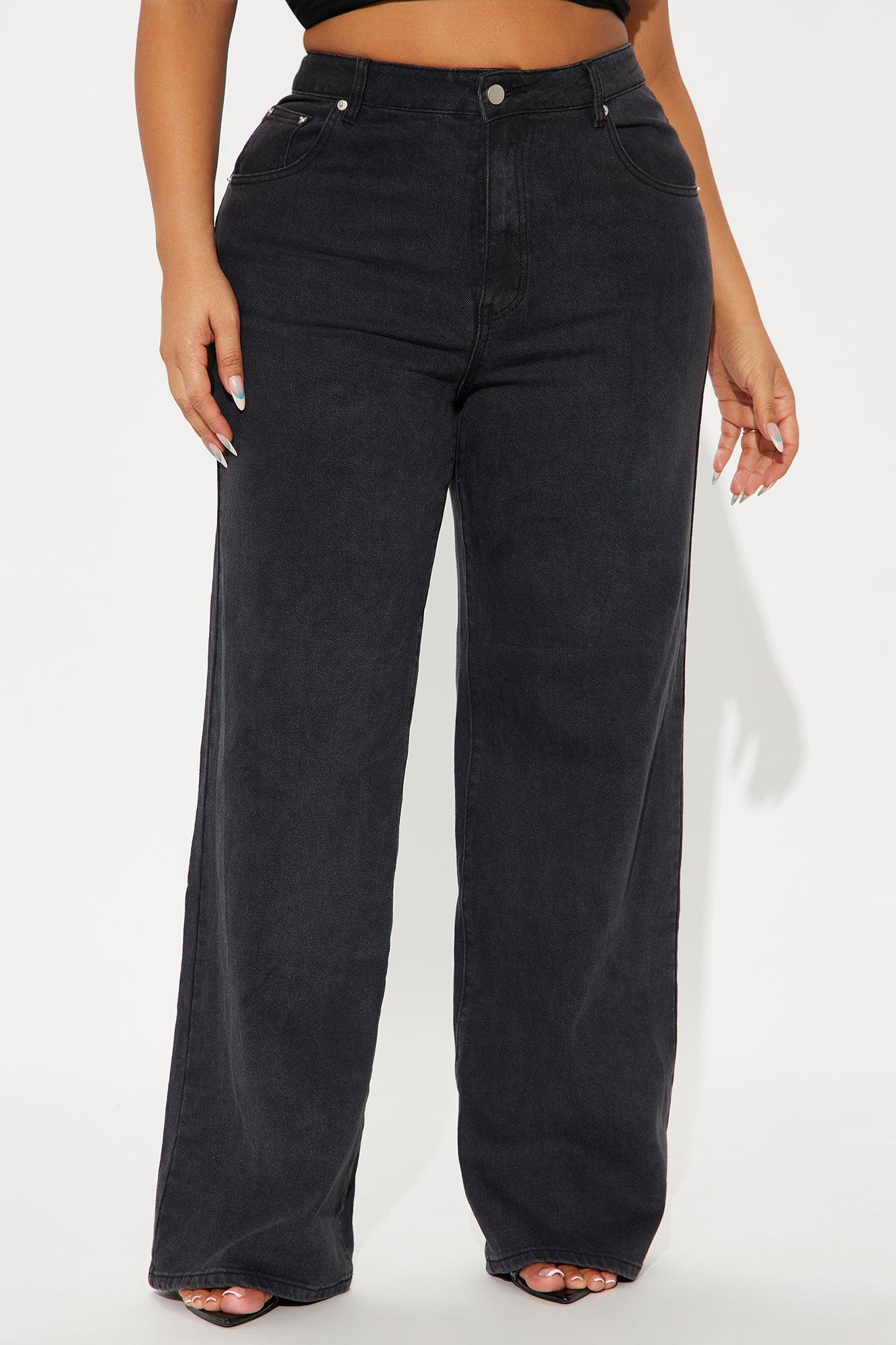 Bonafide Basic Straight Leg Jeans - Black Wash Product Image