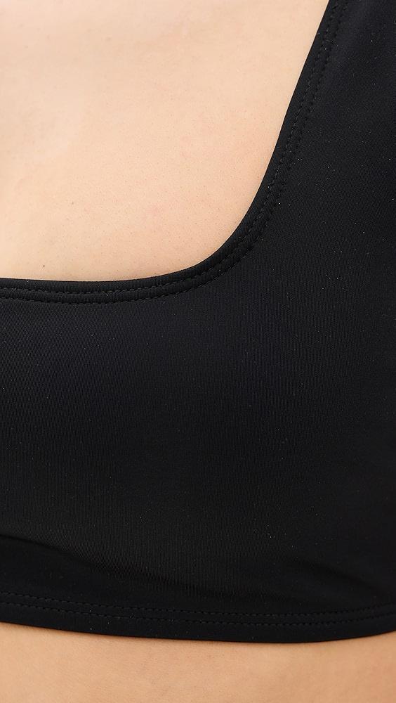 Good American Square Neck Compression Swim Top | Shopbop Product Image