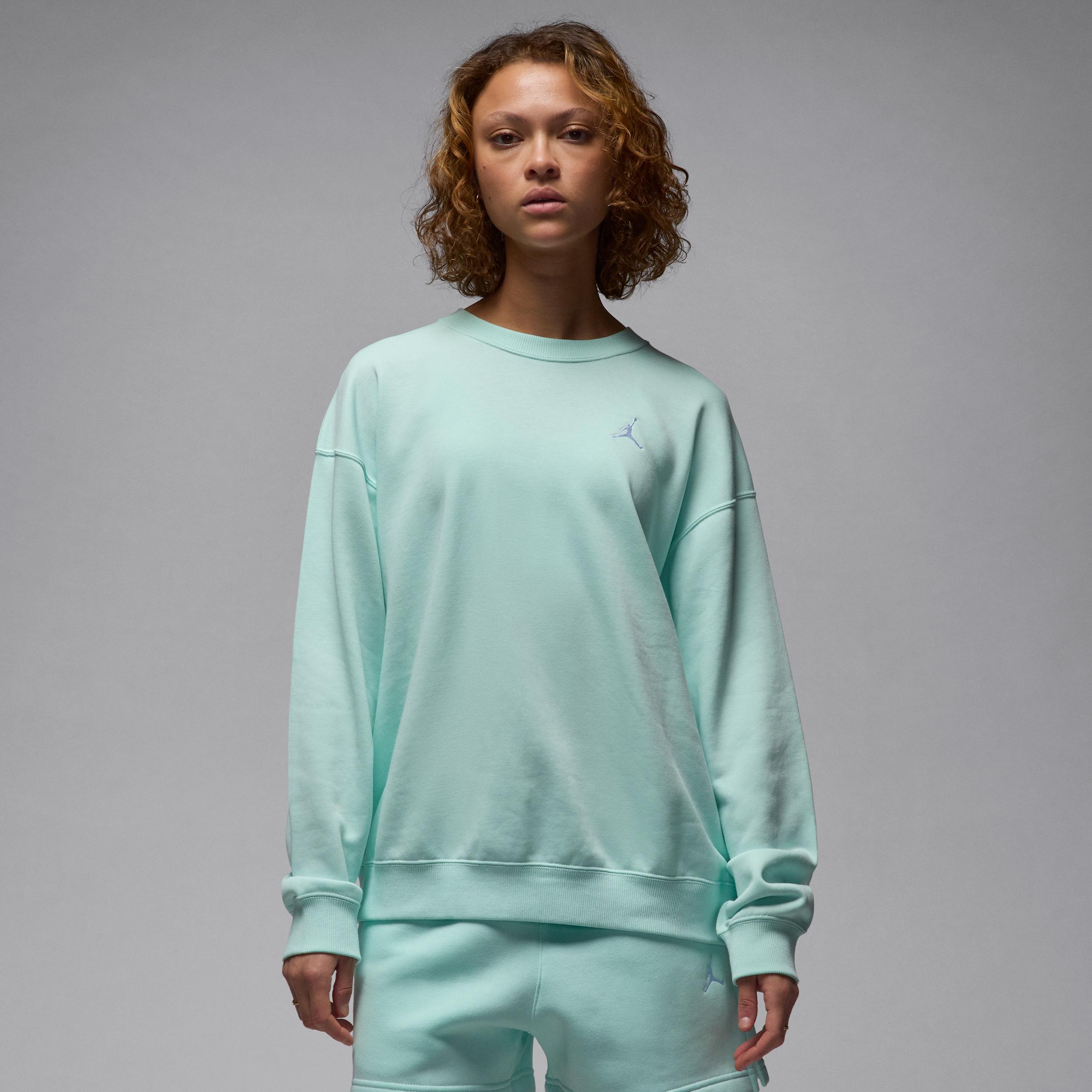 Women's Jordan Brooklyn Fleece French Terry Crew-Neck Sweatshirt Product Image