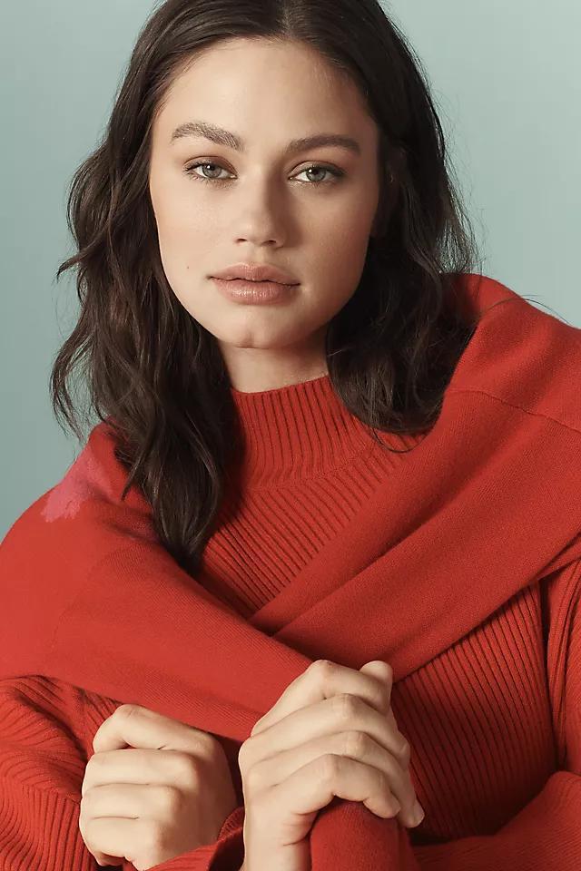 The Meredith Mock-Neck Sweater by Maeve Product Image