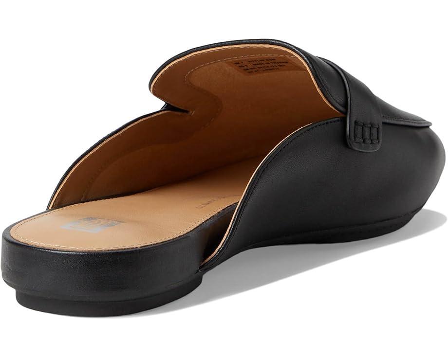 Delicato Crystal-Cluster Soft Leather Mules Product Image