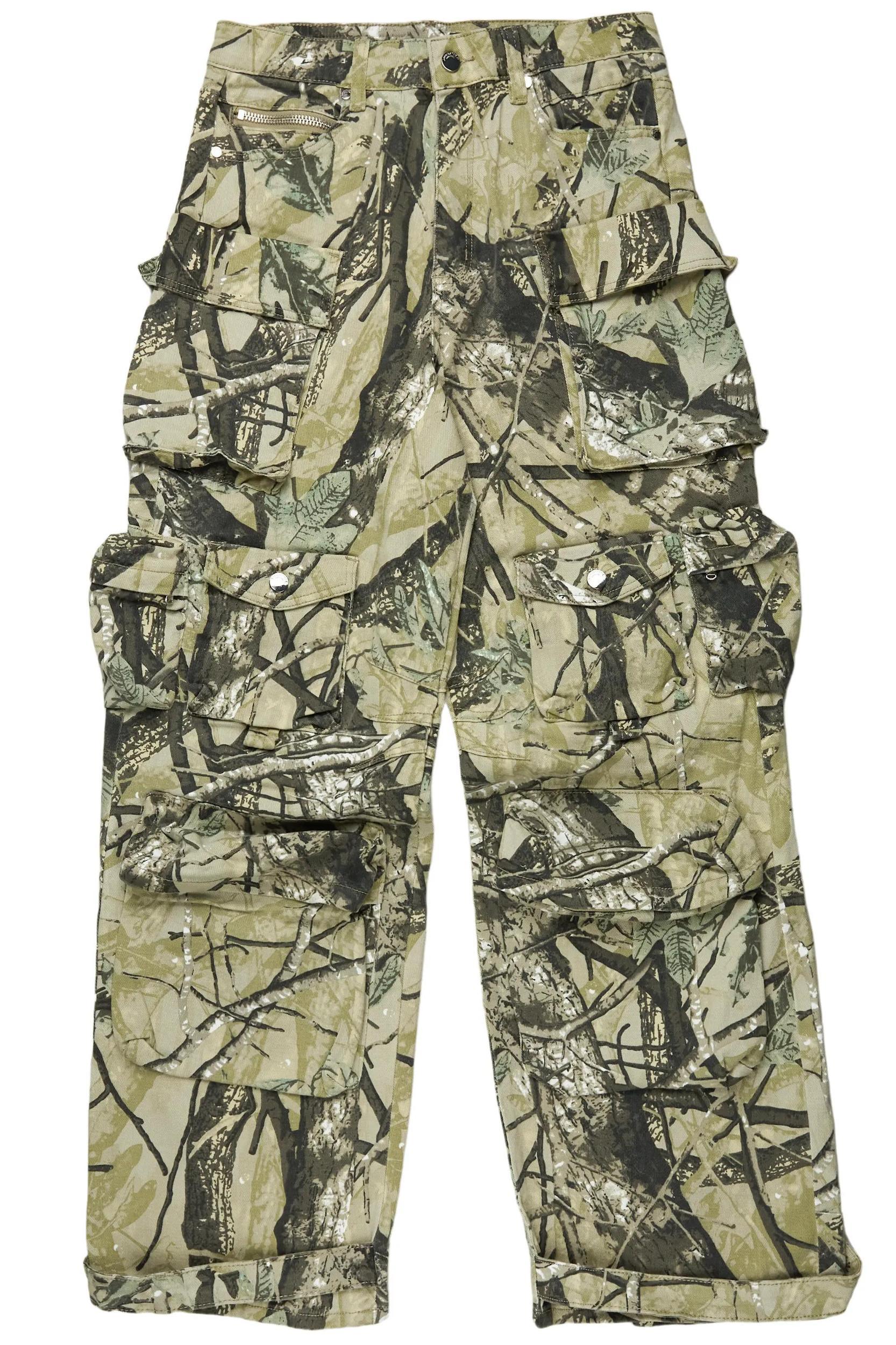 Mahesh Tree Camo Baggy Cargo Jean Male Product Image