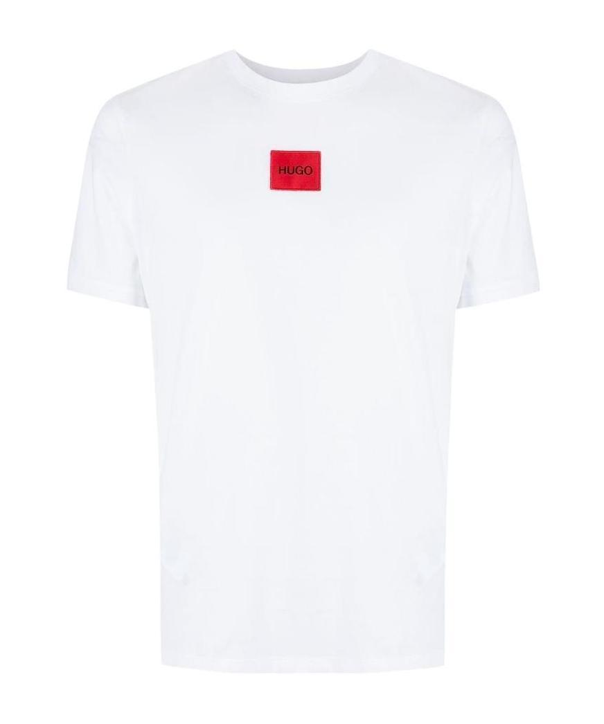 HUGO BOSS Logo Patch T-shirt In White Product Image