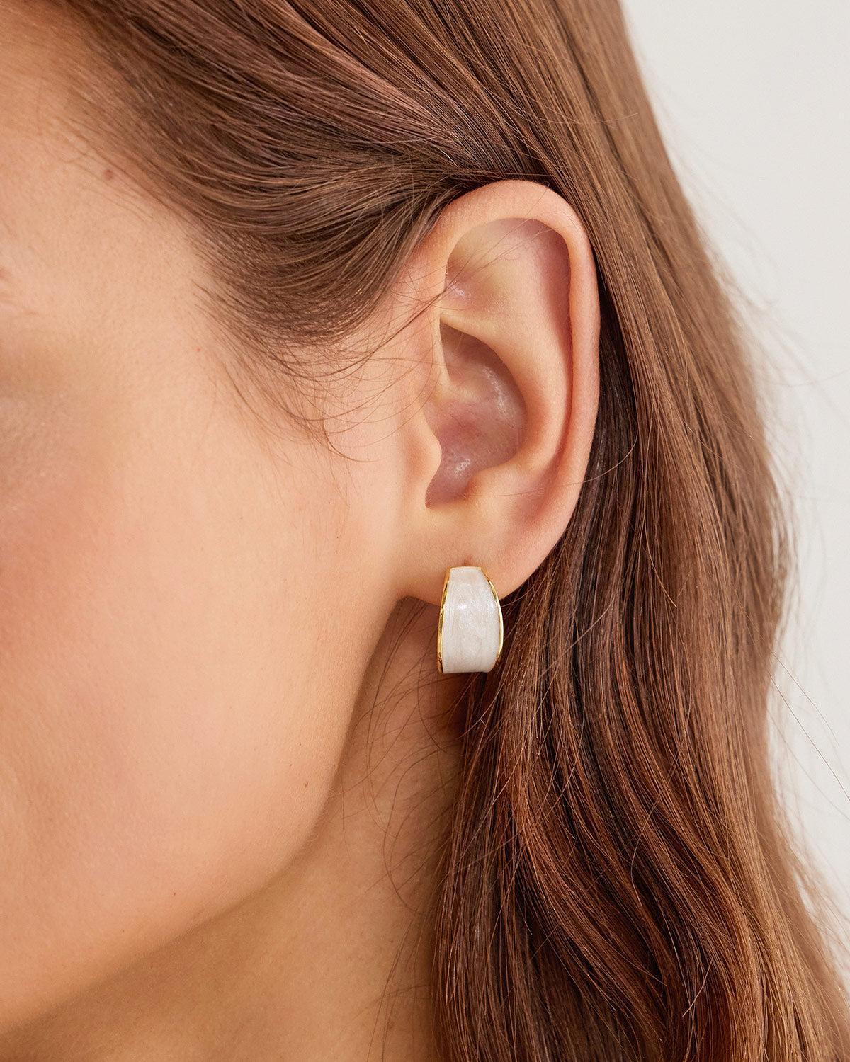 Silver Metal Earrings Product Image