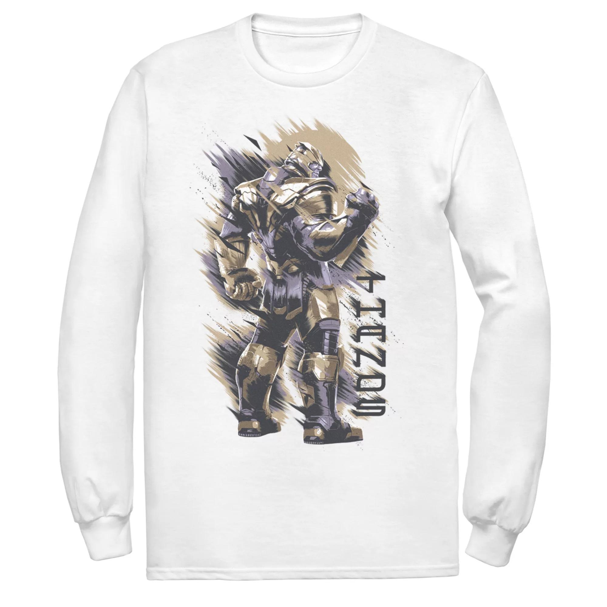 Men's Marvel Avengers Endgame Thanos Tee, Size: Medium, White Product Image