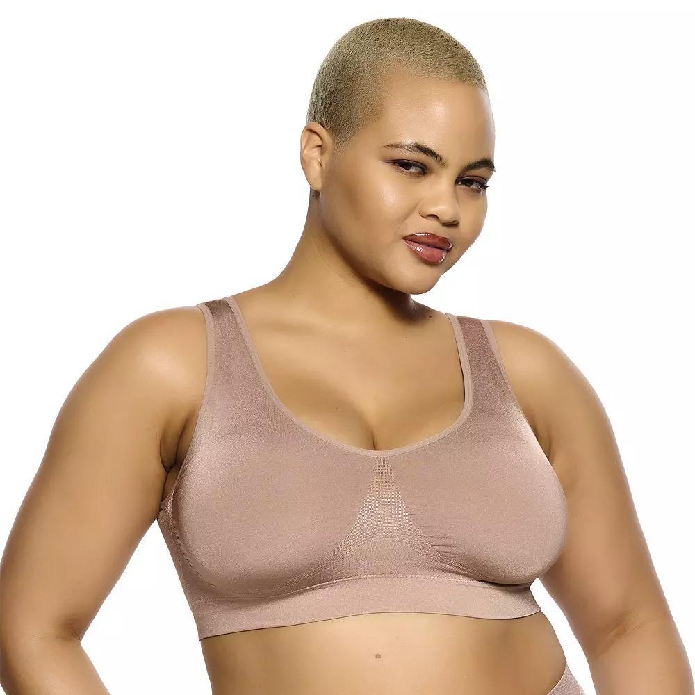 Paramour by Felina Body Smooth Wireless Seamless Bralette 265128, Women's, Size: XXL, Pink Product Image
