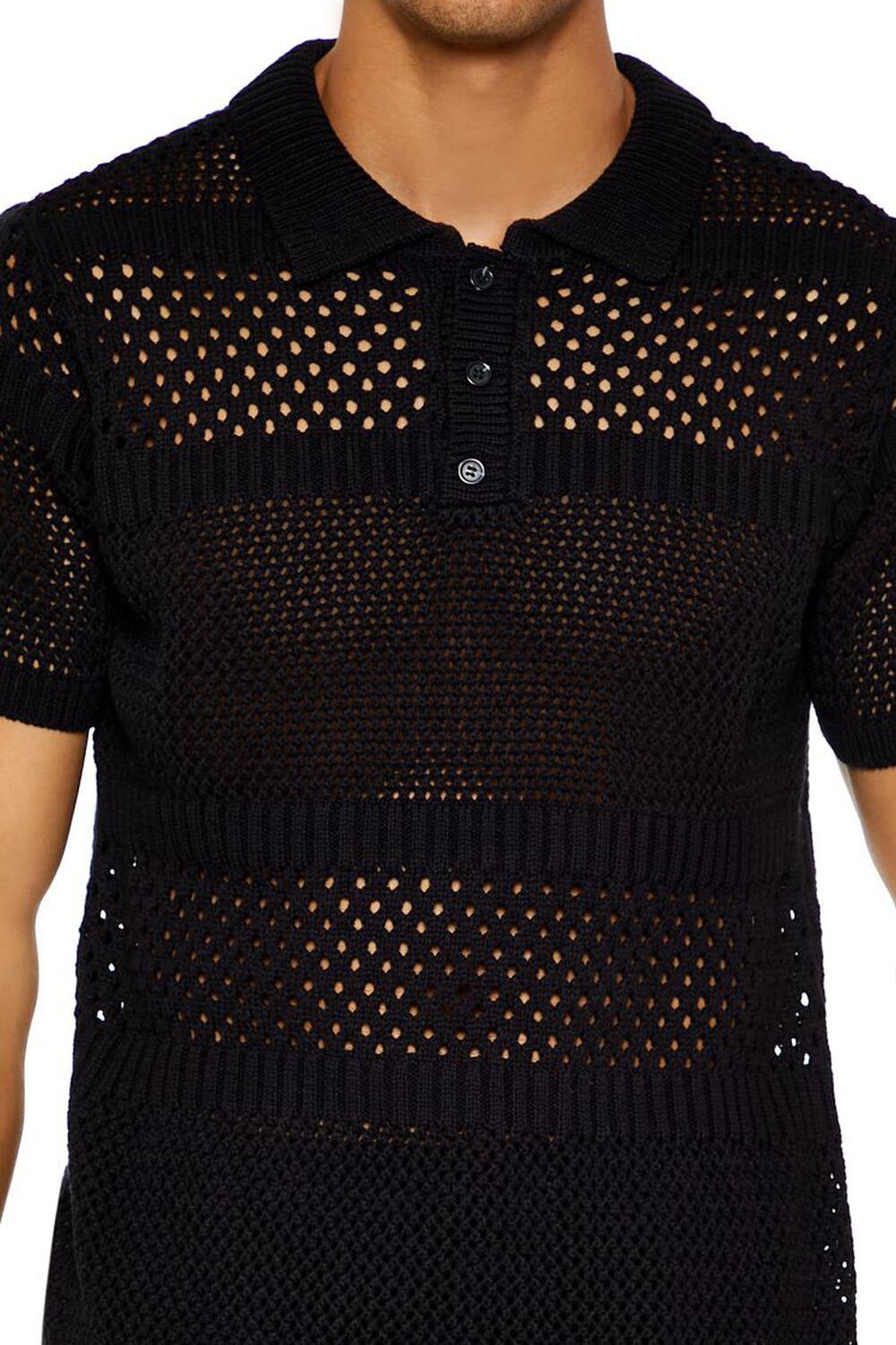 Crochet Polo Shirt | Forever 21 Product Image