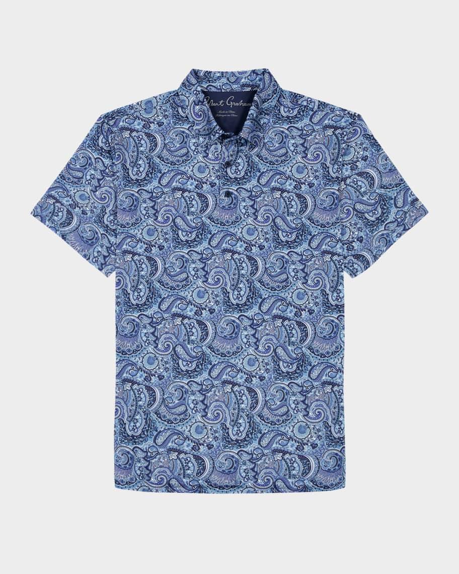 Mens Neris Paisley Polo Shirt Product Image