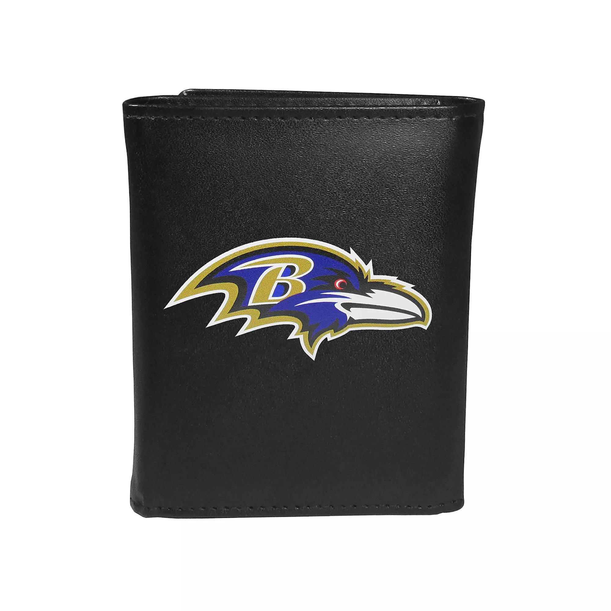 Men's Baltimore Ravens Logo Tri-Fold Wallet, Team Product Image
