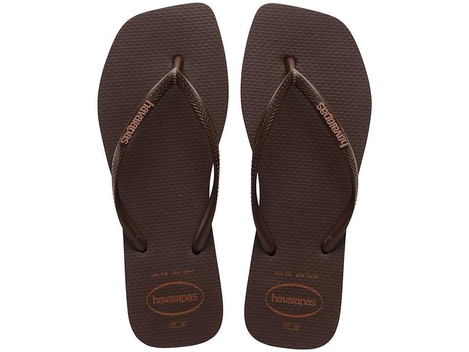 havianas Womens Slim Square Logo Flip-Flops Product Image