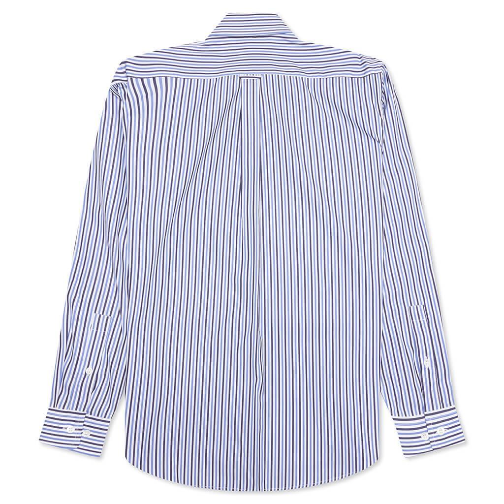 Neck Logo Neon Classic Shirt - Blue Fuchsia Male Product Image