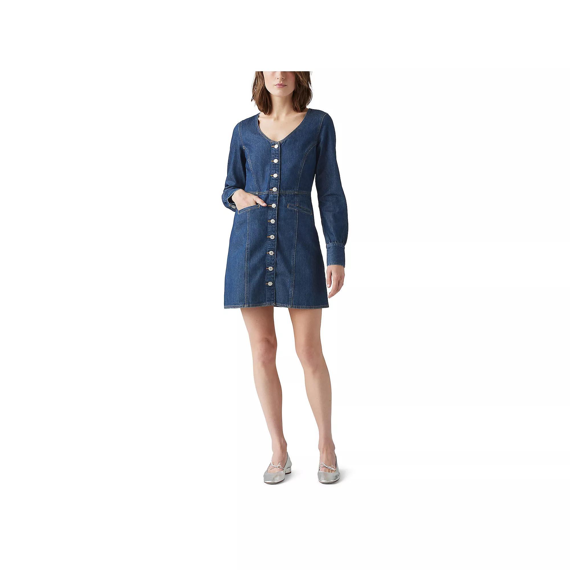 Women's Levi's® Monroe Denim Dress, Size: Medium, Lets  Lost Again Product Image
