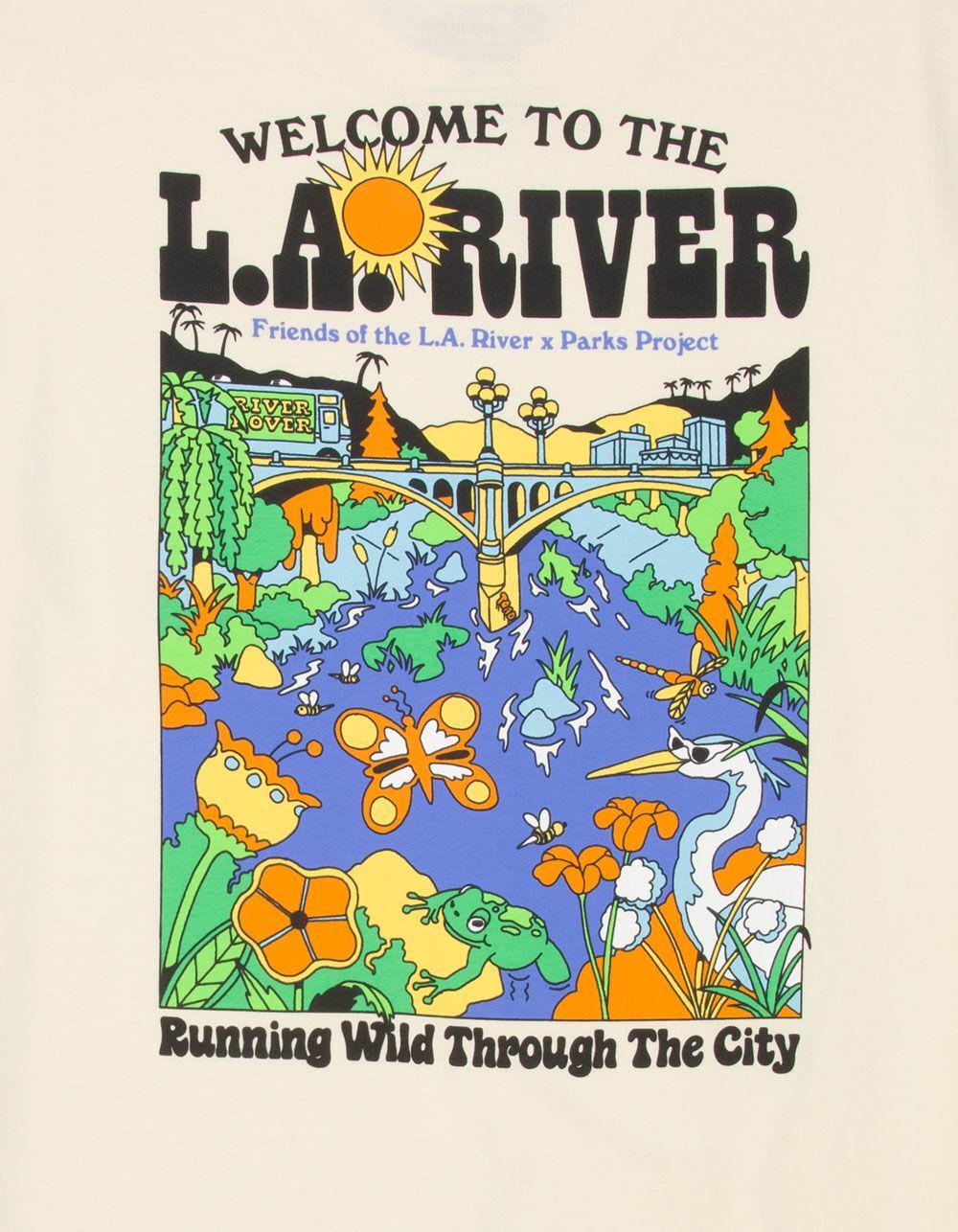 PARKS PROJECT Welcome To LA Mens Tee - NATURAL Product Image