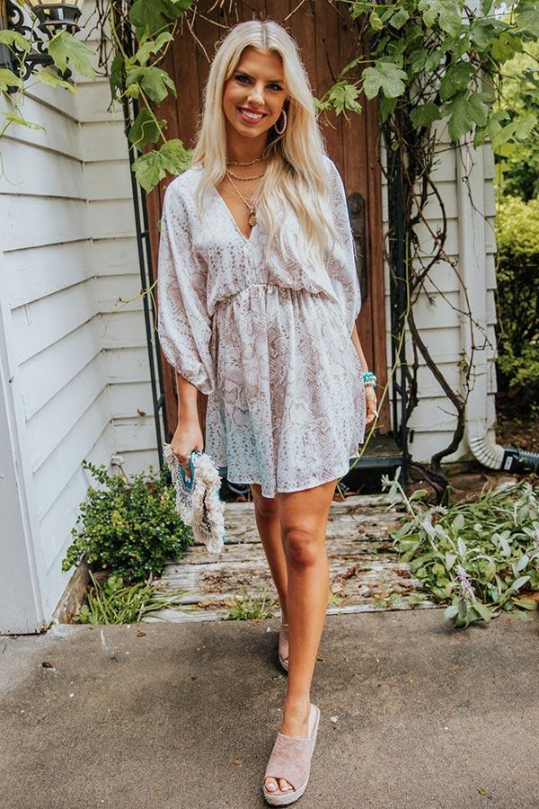 Riviera Road Snake Print Dress Product Image