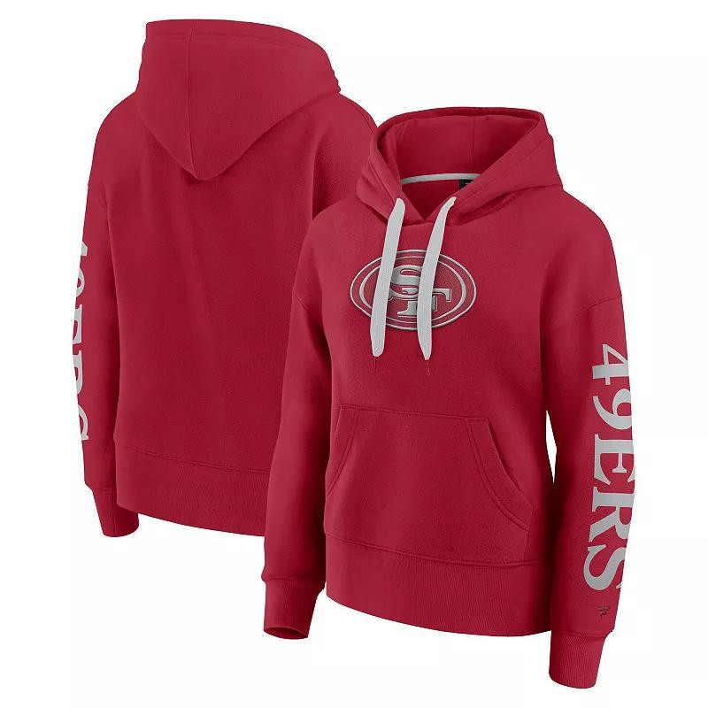 Women's Fanatics  Scarlet San Francisco 49ers Next Elements Pullover Hoodie, Size: Small, Red Product Image