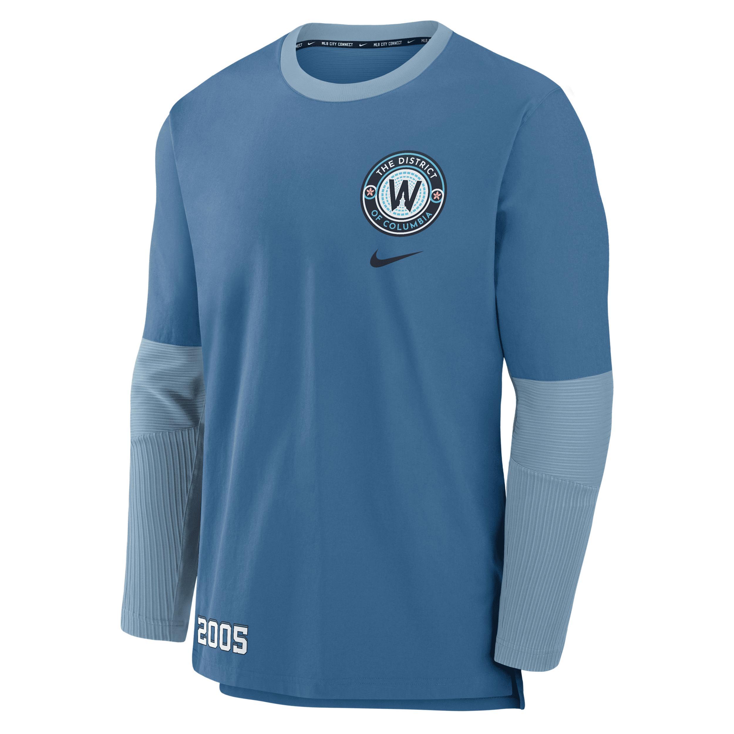 Washington Nationals Authentic Collection City Connect Player Nike Men's Dri-FIT MLB Pullover Jacket Product Image
