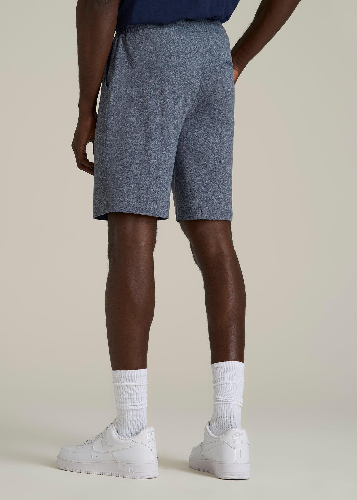 Weekender Stretch Lounge Shorts for Tall Men in Navy Mix Male Product Image