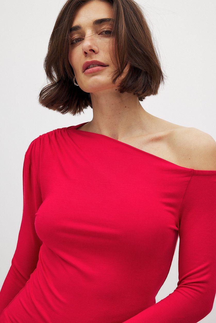 Off Shoulder Jersey Top Product Image