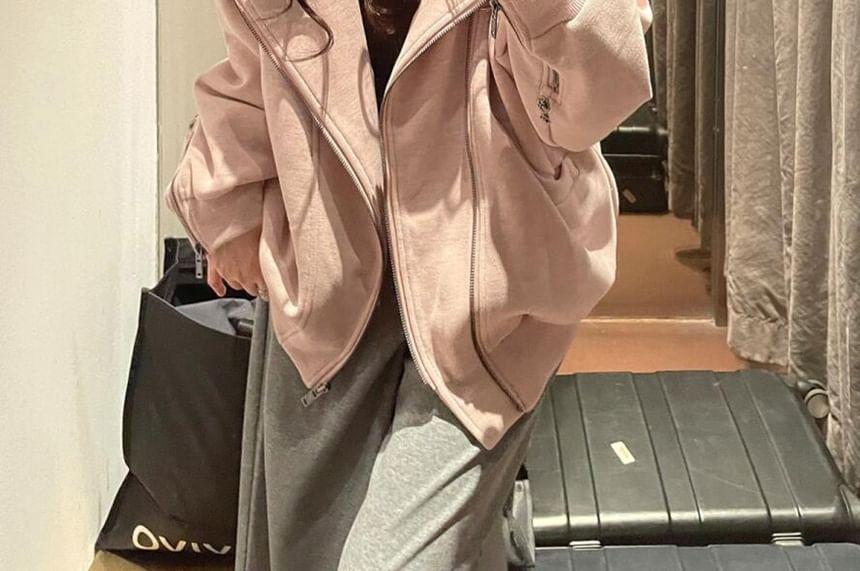 Hooded Zip-Up Jacket Product Image