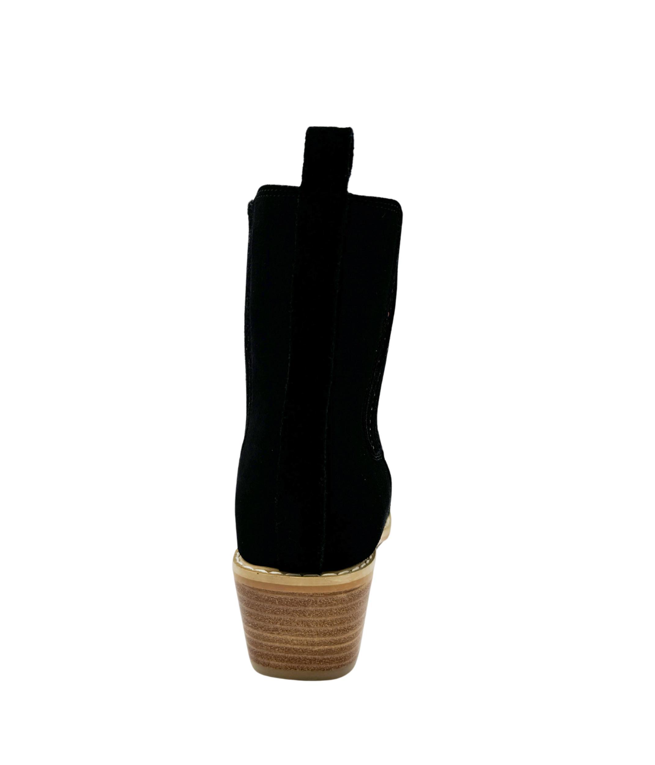 Leonor Suede Ankle Boot in Taupe (Online Exclusive) Product Image