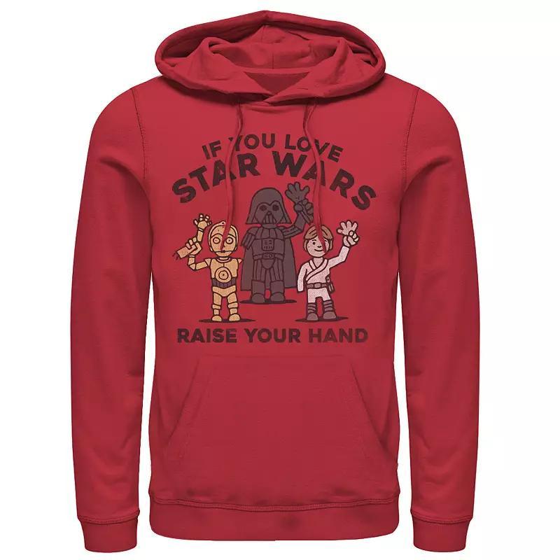 Men's Star Wars Best Father In The Galaxy Graphic Hoodie, Size: 3XL, Black Product Image