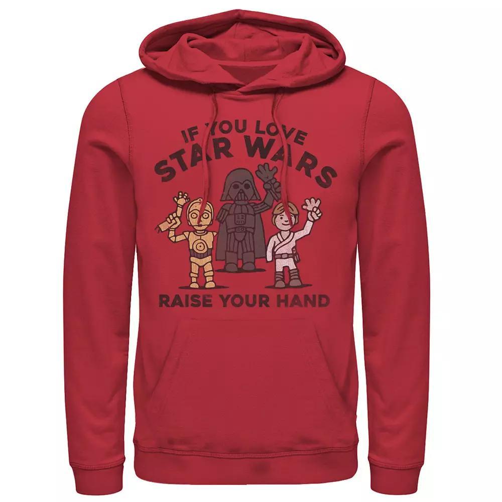 Men's Star Wars Best Father In The Galaxy Graphic Hoodie, Size: 3XL, Black Product Image