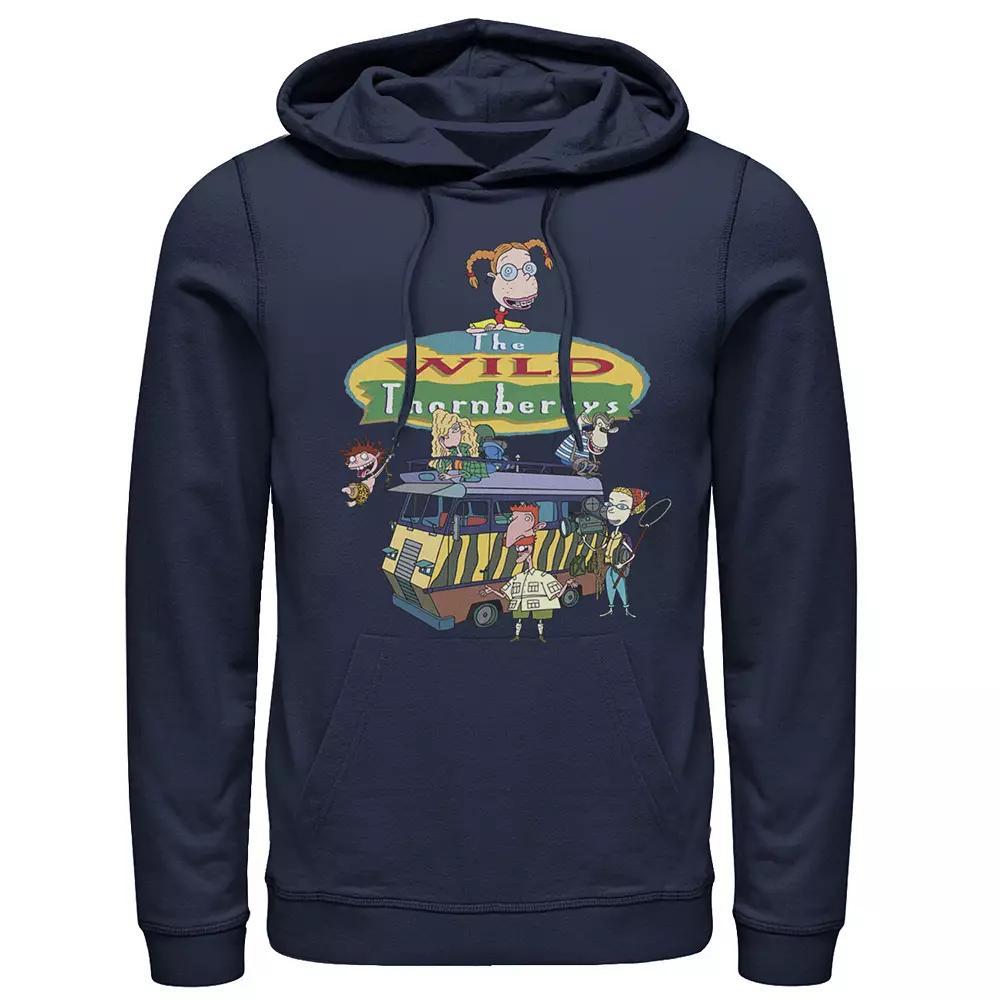Men's Nickelodeon Wild Thornberries Family RV Gathering Logo Hoodie, Size: 3XL, Black Product Image