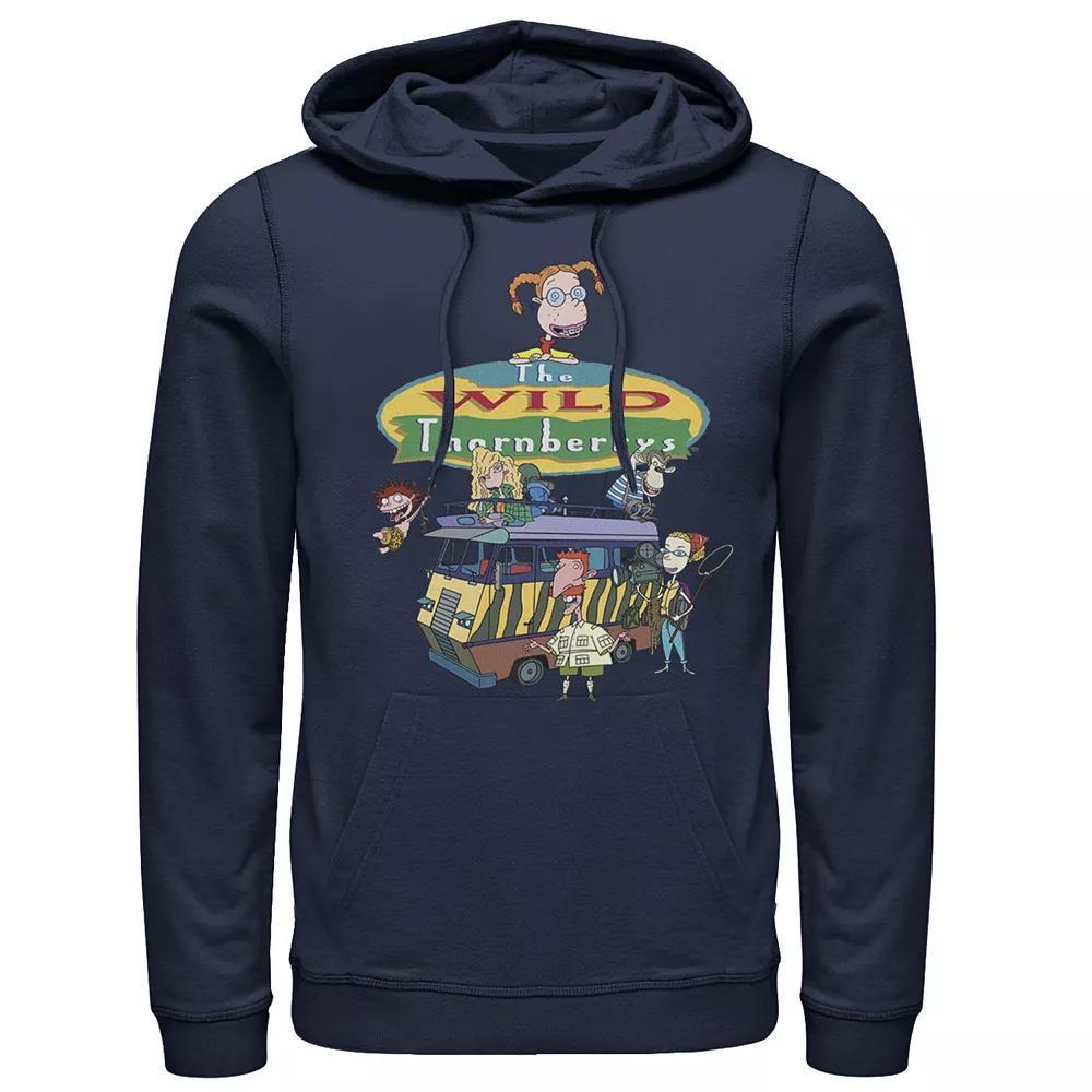 Men's Nickelodeon Wild Thornberries Family RV Gathering Logo Hoodie, Size: 3XL, Black Product Image