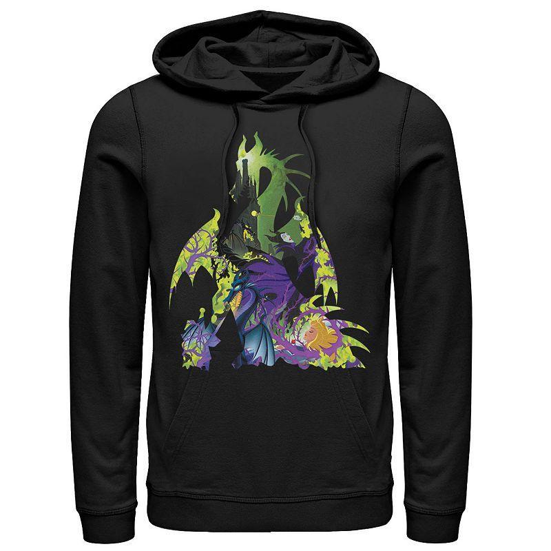 Men's Disney's Sleeping Beauty Dragon Form Tee, Size: XL, Black Product Image
