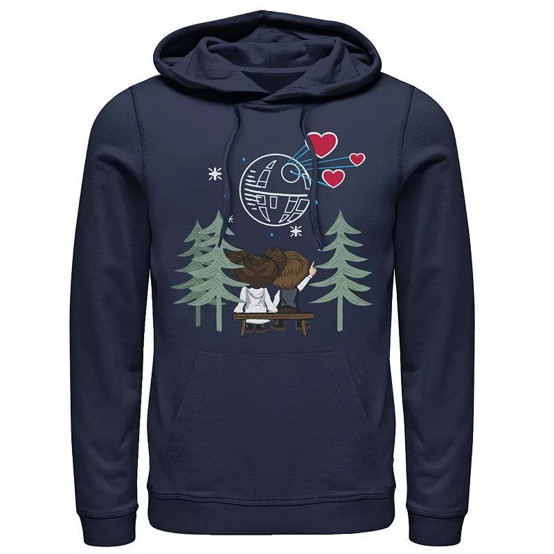 Men's The Mandalorian Tie Fighter Pullover Hoodie, Size: 3XL, Black Product Image