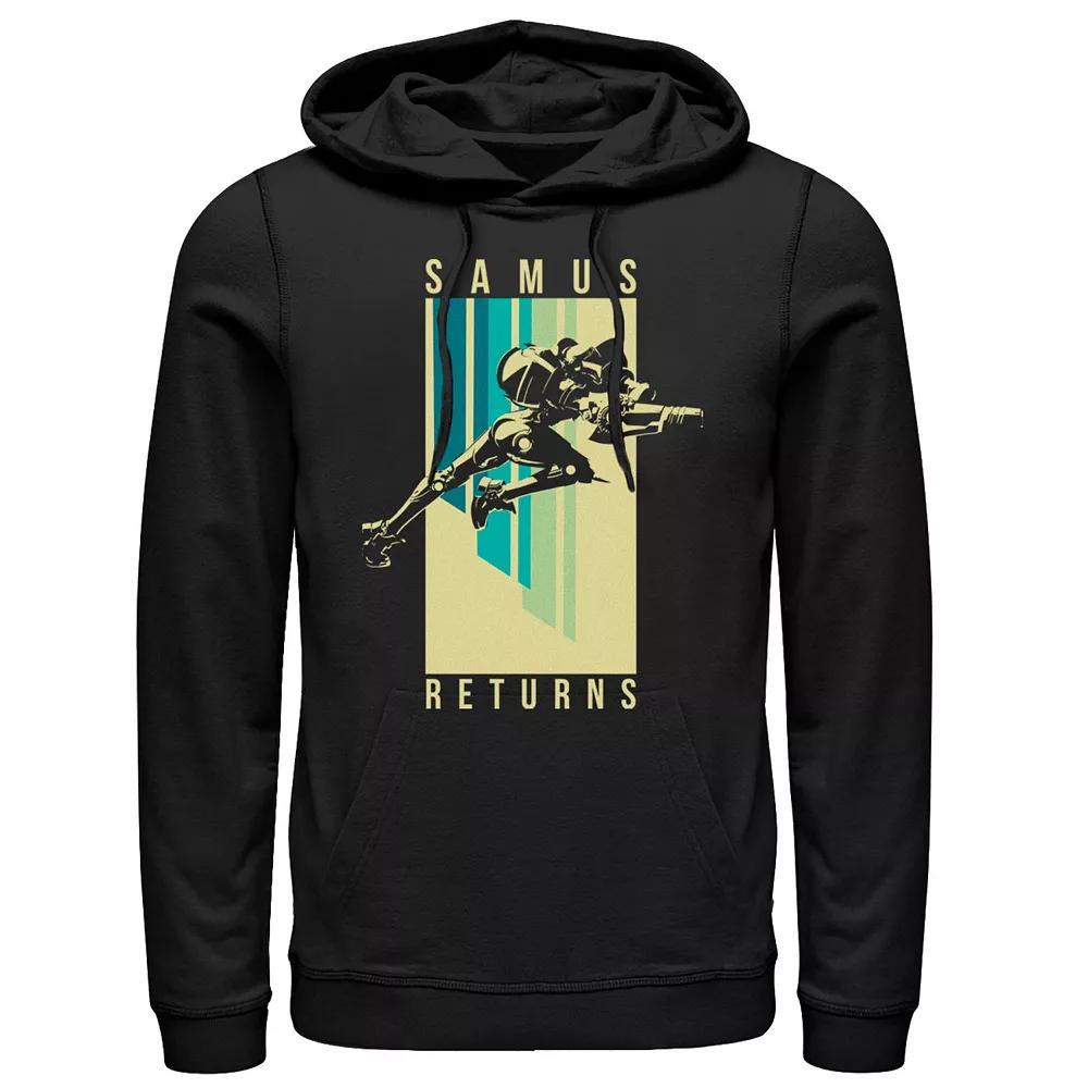 Men's Samus Returns Pullover Hoodie, Size: XL, Black Product Image