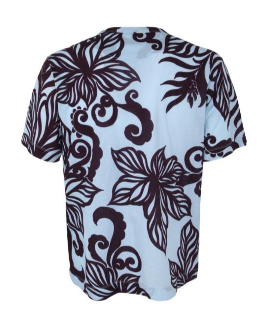 DRIES VAN NOTEN Graphic Printed Crewneck T-shirt In Black Product Image