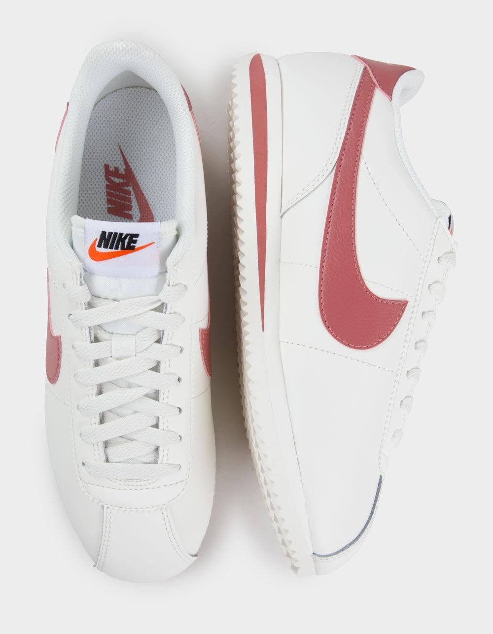 NIKE Cortez Womens Shoes - WHITE/RUST Product Image