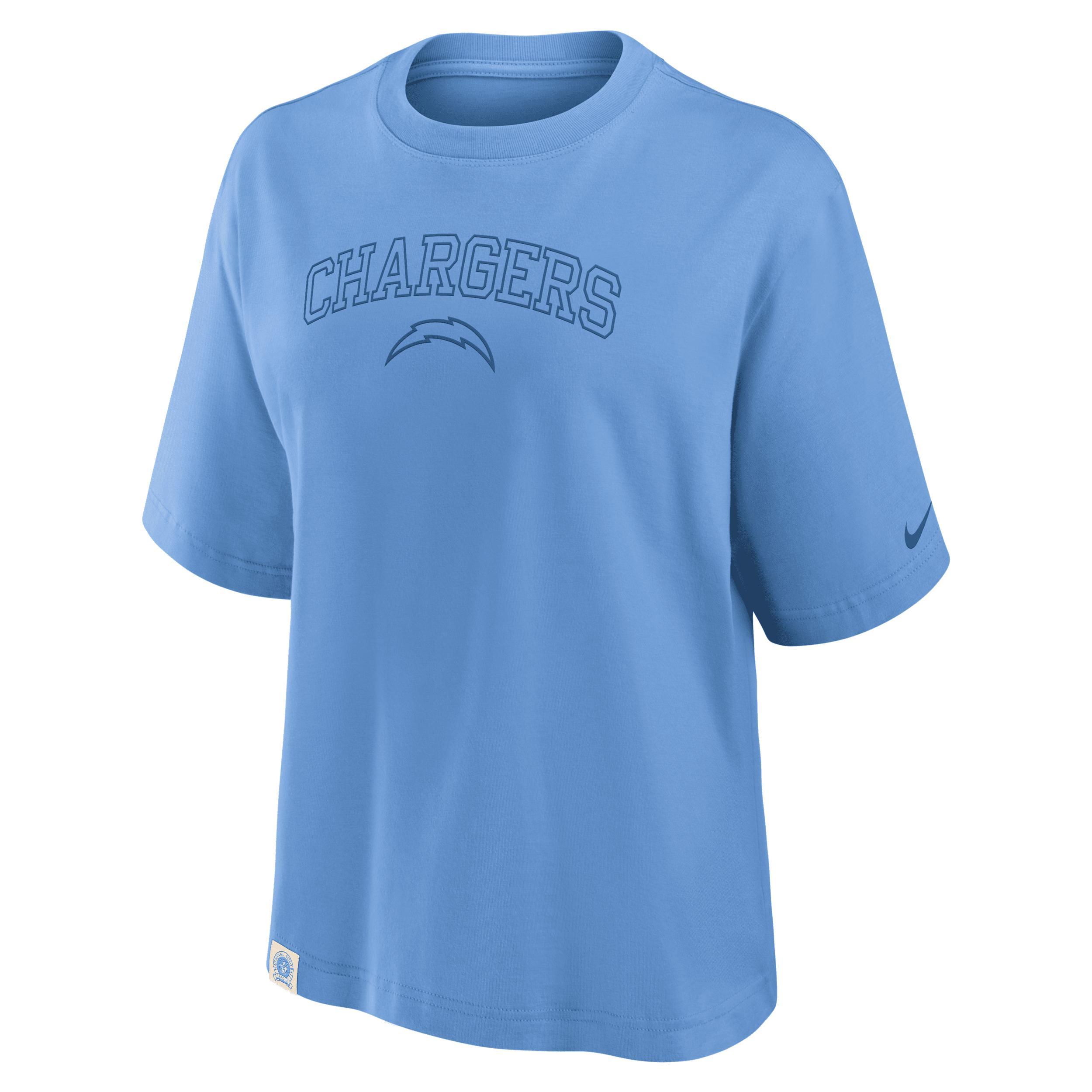 Los Angeles Chargers Arch Boxy Nike Women's NFL T-Shirt Product Image