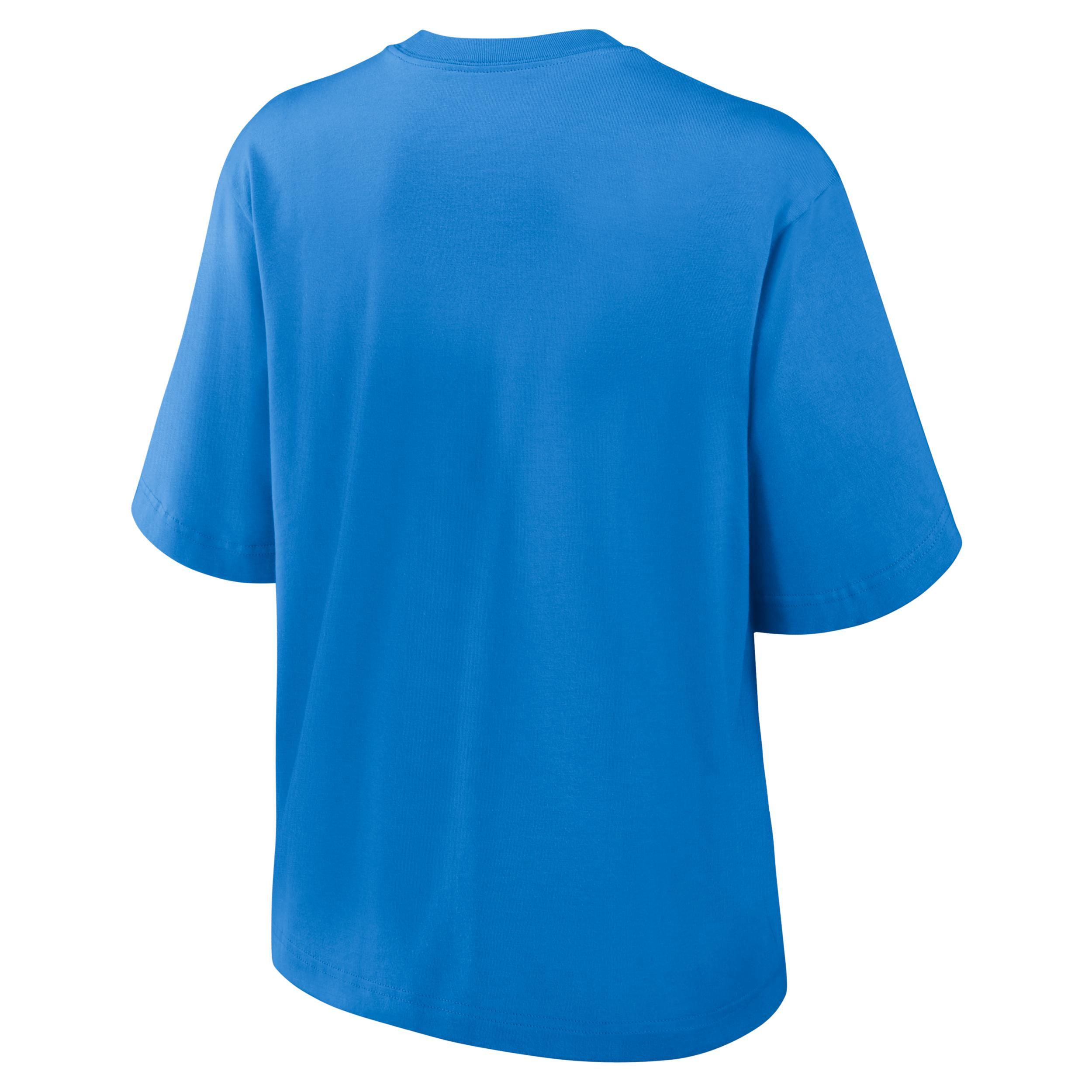 Los Angeles Chargers Essential Script Boxy Nike Women's NFL T-Shirt Product Image