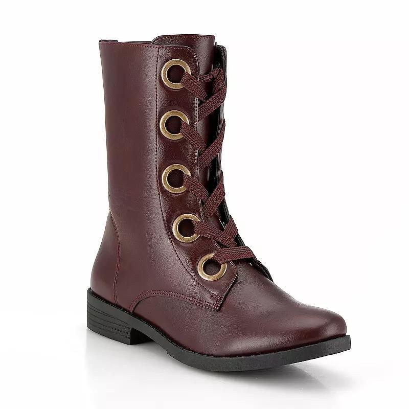 Henry Ferrera Classic II Women's Combat Boots, Size: 9, Red Product Image