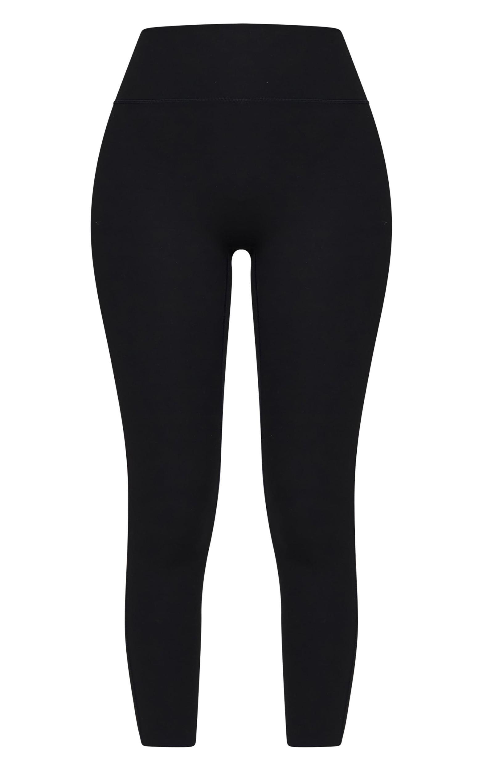 Tall Black Snatched Sculpt High Waisted Gym Leggings Product Image